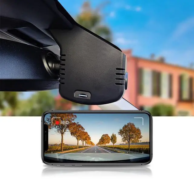 Main image of 4K Dash Cam Suitable for Volkswagen Tiguan 2024-2026 MK3 (Black Cover), OEM Factory Look, UHD 2160P Video, Built-in WiFi & APP, Loop Recording, Parking Sensor, Plug & Play, 64GB Card