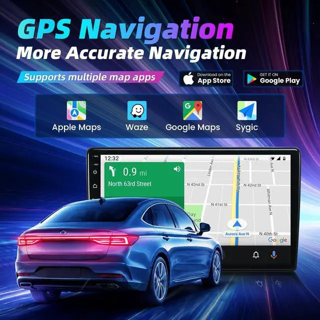 Alt view image 6 of 6 - Android 15 Upgrade Car Radio Stereo for Chevy Silverado Tahoe Suburban 2007-2013 GMC Yukon Sierra: 9.2" QLED HD Touchscreen - 5G WiFi Wireless Carplay/Android Auto 1080P Backup Camera GPS FM/RDS