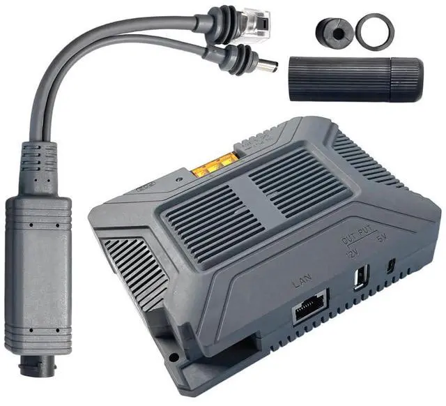 Main image of Starlink Mini PoE Injector Kit 150W DC 9-36V to 48V Power Supply | Compatible with Starlink Mini Device, Replaces Passive Network Power Over Ethernet Component, 150W DC 9-36V to 48V Converter