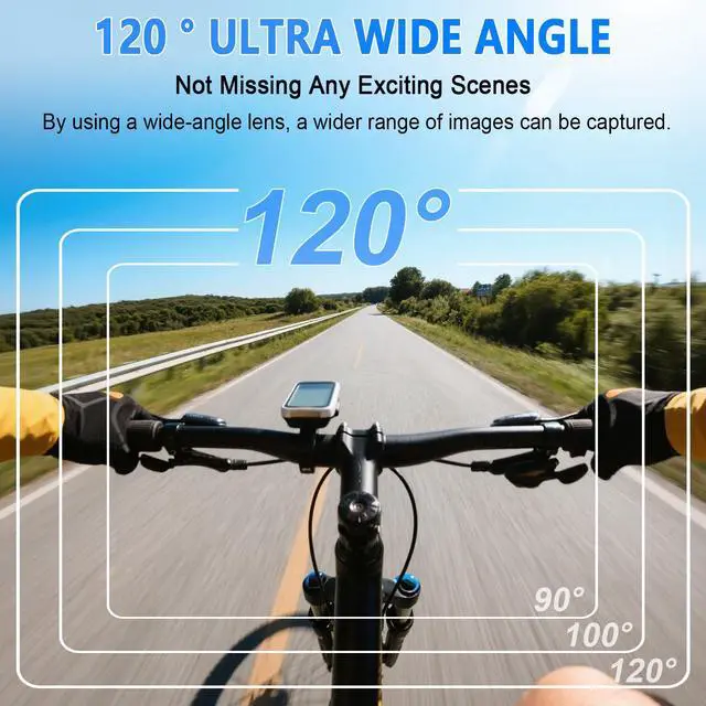 Alt view image 4 of 6 - Mini Body Camera 1080P, 512G Thumb Action Camera Hands-Free Recording, Magnetic Vlogging Cam with 360° Rotate, Wearable Video Recorder for CyclingTraveling/Motorcycle(SD Card Not Included) Black