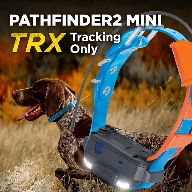 Alt view image 4 of 6 - Pathfinder 2 Mini TRX Additional Receiver Dog GPS Tracker LED Light Blue Collar SmartWatch Compatible Rechargeable Waterproof Free Offline Maps No Monthly Fee Smartphone Required