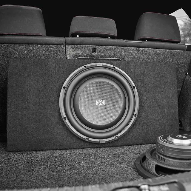 Alt view image 2 of 6 - 700W Peak (350W RMS) S-Series Shallow-Mount 10" Dual 4-Ohm Subwoofer