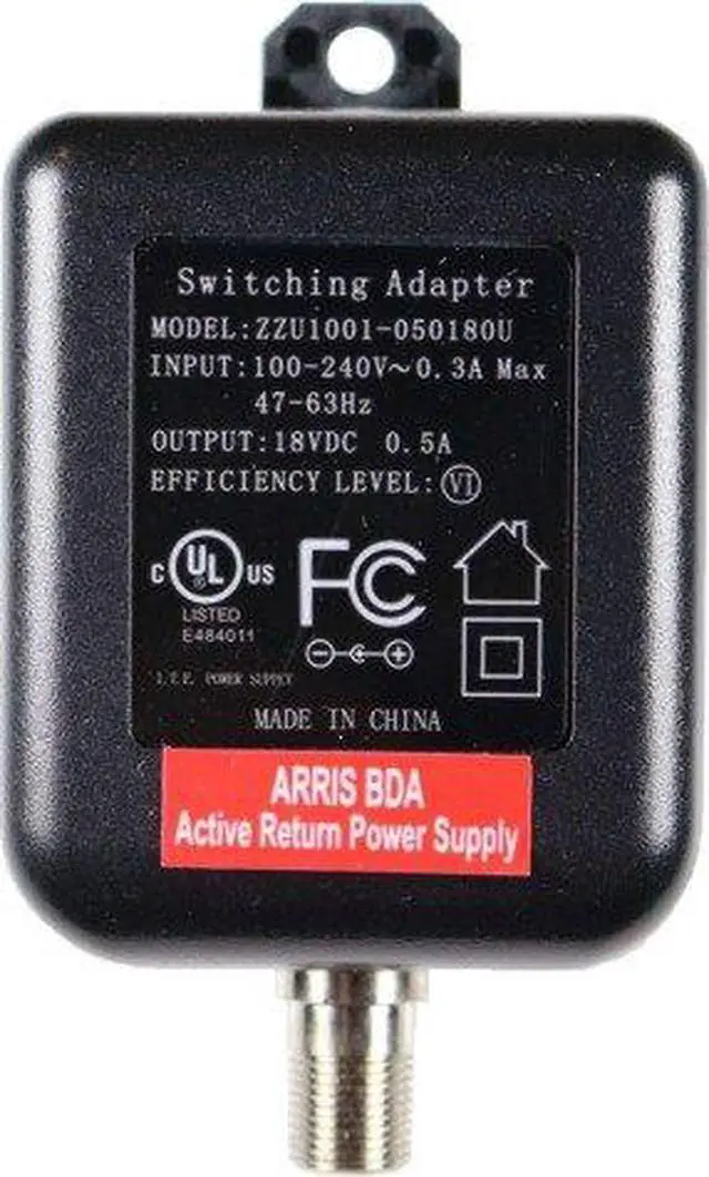 Alt view image 3 of 5 - Arris 4-Port Cable Modem, TV, HDTV Amplifier Splitter Signal Booster with Active Return and Coax Cable Kit