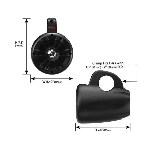 Alt view image 5 of 6 - BM40AMPBT Waketower Speaker System, Bluetooth, 500 Watts