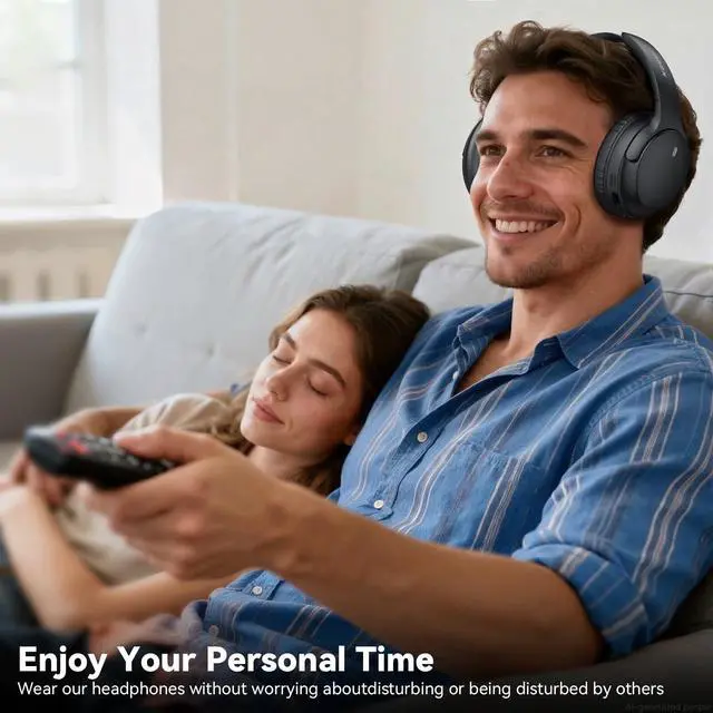 Alt view image 3 of 6 - Wireless Headphones for TV Watching, 65H TV Headphones Wireless for Seniors | with Charging Base, No Delay Bluetooth Headphones for TV for listening seniors, HiFi Stereo Sound, Gifts for Parents/Elder