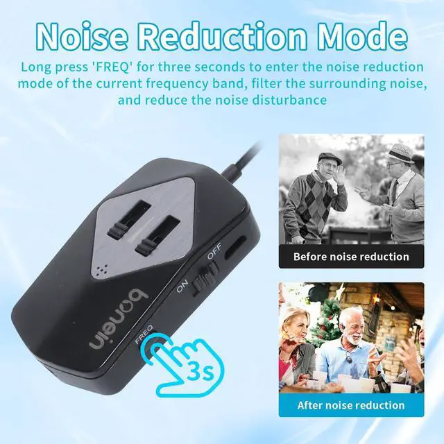 Alt view image 5 of 6 - Advanced Bone Conduction Hearing Headphones, 7 Frequency Modes | Non-invasive Design, More Suitable for Long-term Wear and Daily Use by People