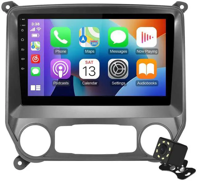 Main image of 10.1 Inch IPS Touchscreen Android 12 Car Stereo for Chevrolet Silverado/GMC Sierra 2014-2018 with Wireless CarPlay & Android Auto 2+32GB Car Radio, Support GPS, WiFi, Bluetooth, FM, Backup Camera