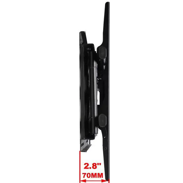 Alt view image 3 of 6 - 24 inch Extension Full Motion Swivel Articulating TV Wall Mount Bracket for Most 40"-90" LED LCD OLED UHD Plasma Flat Screen TV with VESA 684x400,600x400,400x400,200x200mm MW480B BCL