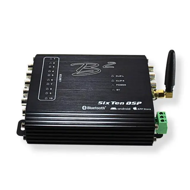 Alt view image 2 of 6 - Black 4v 10 Channel DSP with Bluetooth iOS/Android App 96 KHz - 32 Bit