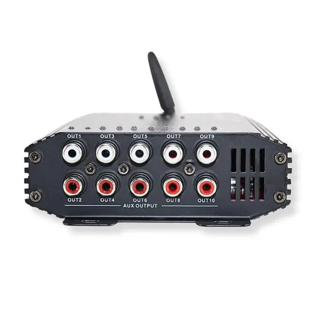 Alt view image 4 of 6 - Black 4v 10 Channel DSP with Bluetooth iOS/Android App 96 KHz - 32 Bit