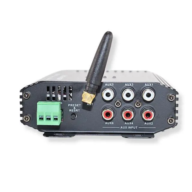 Alt view image 5 of 6 - Black 4v 10 Channel DSP with Bluetooth iOS/Android App 96 KHz - 32 Bit