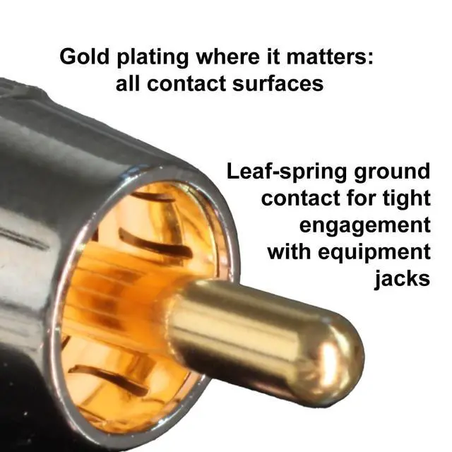 Alt view image 3 of 4 - LC-2 Double-Shielded Low Capacitance Subwoofer Cable (White, 35 Foot)