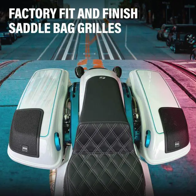 Alt view image 2 of 4 - BHD14 Harley Davidson 6 x 9 Inch Saddlebag Speaker Kit Fits Select 2014+ Road Glide and Street Glide Motorcycles, 300 Watts of Power Per Pair, Full Range, 2 Way, Sold in Pairs