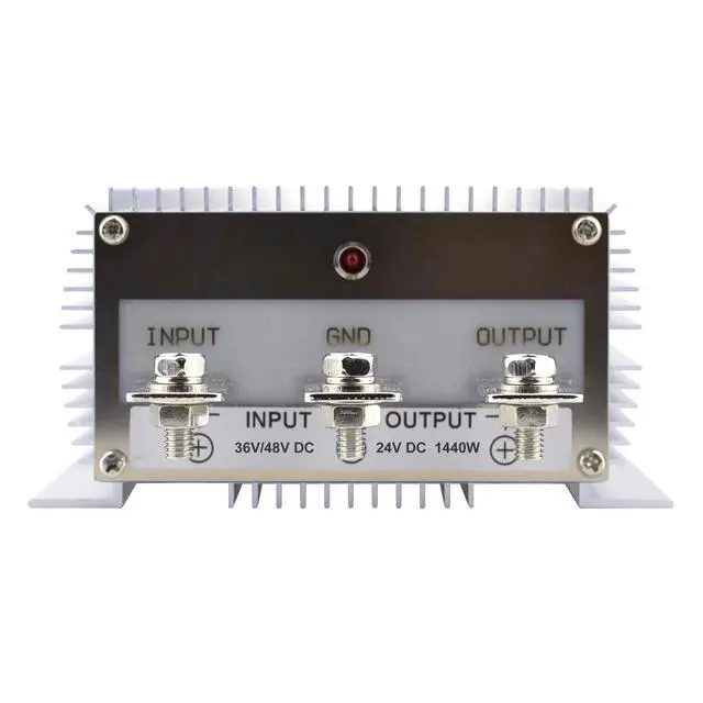 Alt view image 5 of 6 - 36V/48V to 24V DC/DC Buck Converter, 60A, 1440W, Waterproof