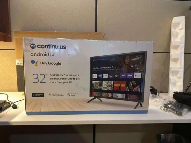 Alt view image 4 of 4 - 32" 12V RV Smart TV Android TV with Google Assistant, Chromecast, and Free Streaming Apps 720p HD - CT-32TS10