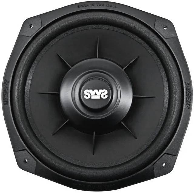 Alt view image 2 of 6 - Sound SWS-8X 8-Inch Shallow Woofer System Under-the-Seat Subwoofer, 4-Ohm (Single), Black