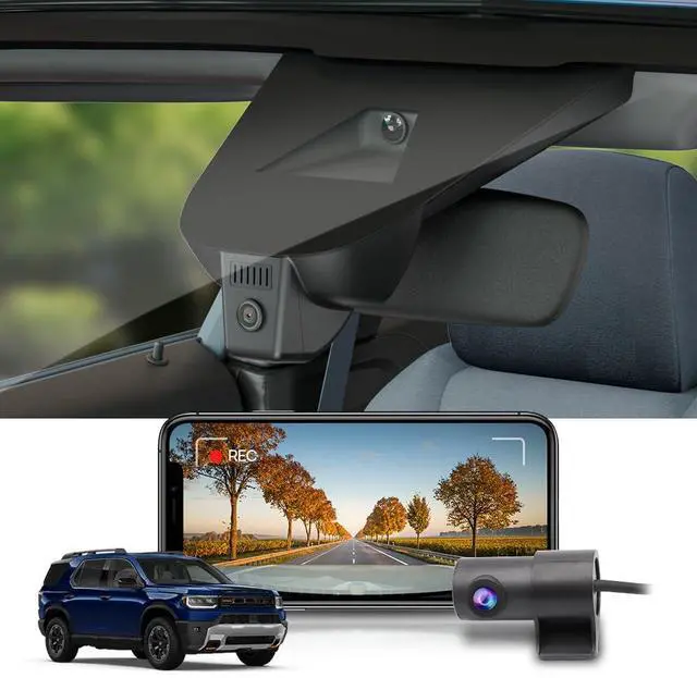 Main image of Front 4K+Rear 1080P Dash Cam for 2026 Honda Passport (HD2-D4100) RTL TrailSport Touring Blackout Elite, OEM Look, Dual HD Video, WiFi & APP, Loop Recording, G-Sensor, Easy to Use, 128GB Card