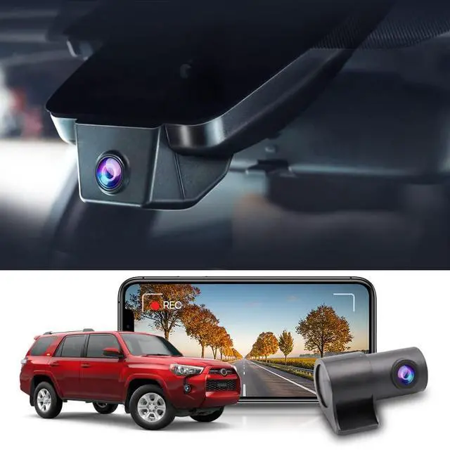 Main image of Front 4K+Rear 1080P Dash Cam for 2020-2024 Toyota 4Runner TRD Sport Limited Pro Off-Road Venture SR5 Premium, OEM Look, Loop Recording, Built-in WiFi&APP, G-Sensor, Easy to Use,128GB Card