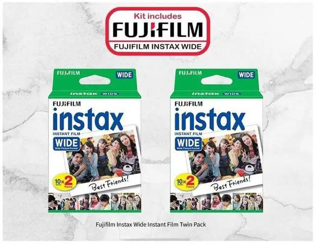 Alt view image 2 of 6 - Instax Wide Instant Film Twin Pack - 2 Wide Pack (40 Sheets)