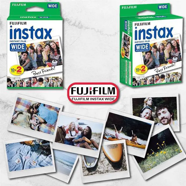 Alt view image 6 of 6 - Instax Wide Instant Film Twin Pack - 2 Wide Pack (40 Sheets)