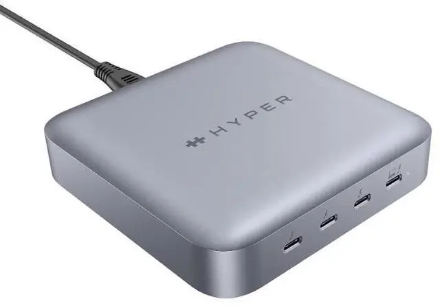 Main image of Drive USB-C & Thunderbolt 4 Hub with Integrated GaN Power Source - Three Thunderbolt 4 Downstream Ports and One Upstream Port with 96W Passthrough Charging