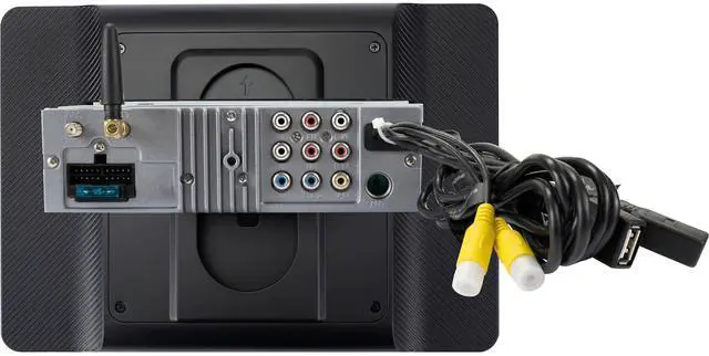Alt view image 4 of 4 - CAR813 8-inch Certified Apple CarPlay Android Auto Wired or Wireless | Single DIN & Double DIN Touchscreen Car Stereo Radio | Bluetooth | Front & Rear Camera Inputs | USB Playback & Charge