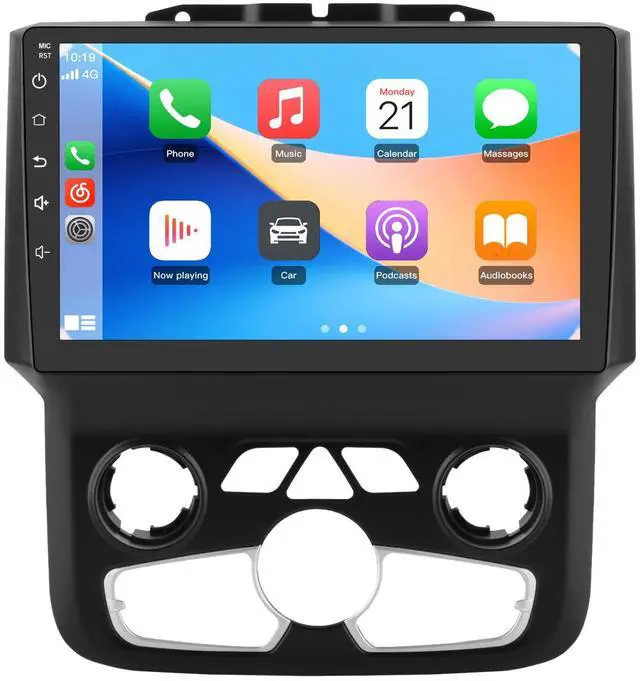 Main image of 5G WiFi (64GB ROM) Car Radio Stereo for Dodge Ram 1500 2500 3500 2013-2019,Wireless Wire CarPlay/Android Auto,9" HD Screen Support Cargo Rearview,GPS DSP RDS BT 5.0 AM/FM Auto AC