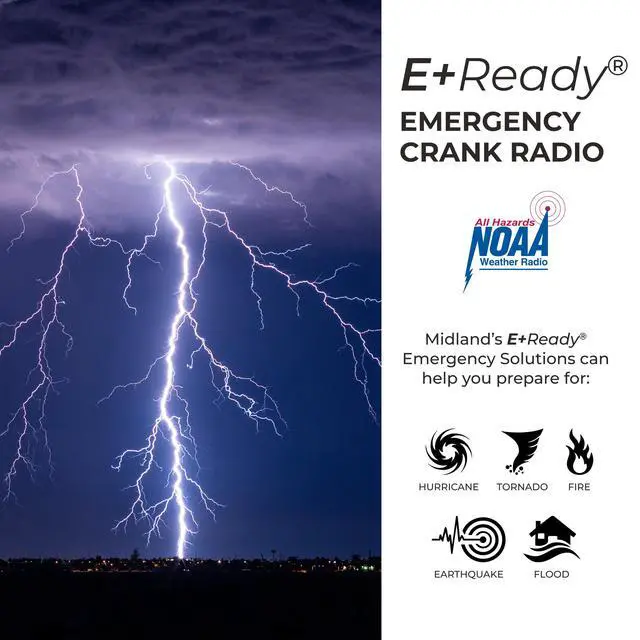 Alt view image 3 of 6 - ER40 Emergency Crank Radio