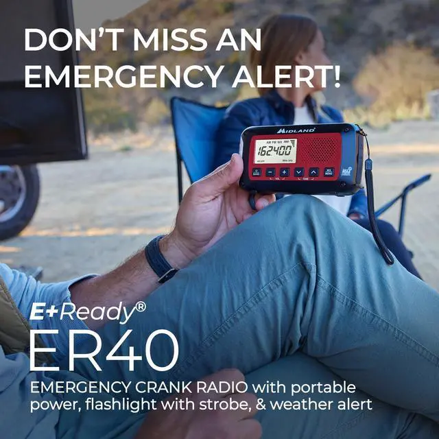 Alt view image 4 of 6 - ER40 Emergency Crank Radio
