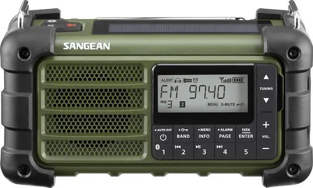 Main image of MMR-99 AM/FM-RBDS/Bluetooth/AUX/Weather/Multi-Powered Digital Tuning Emergency Radio