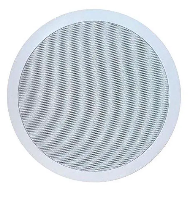 Alt view image 2 of 4 - 82S2C Silver Ticket In-Wall In-Ceiling Speaker with Pivoting Tweeter (2 Channel Stereo 8 Inch in-ceiling) 11 Inch overall size