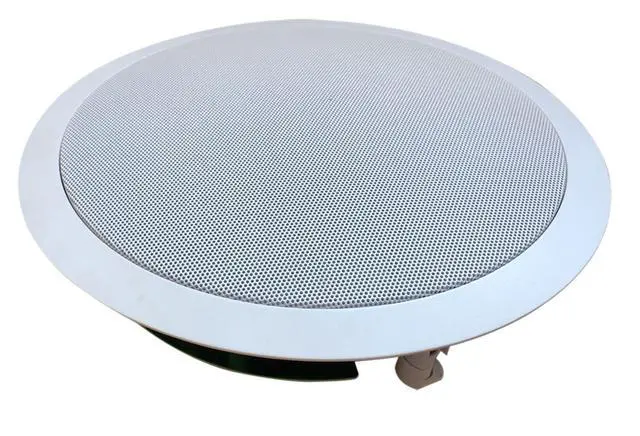 Alt view image 3 of 4 - 82S2C Silver Ticket In-Wall In-Ceiling Speaker with Pivoting Tweeter (2 Channel Stereo 8 Inch in-ceiling) 11 Inch overall size