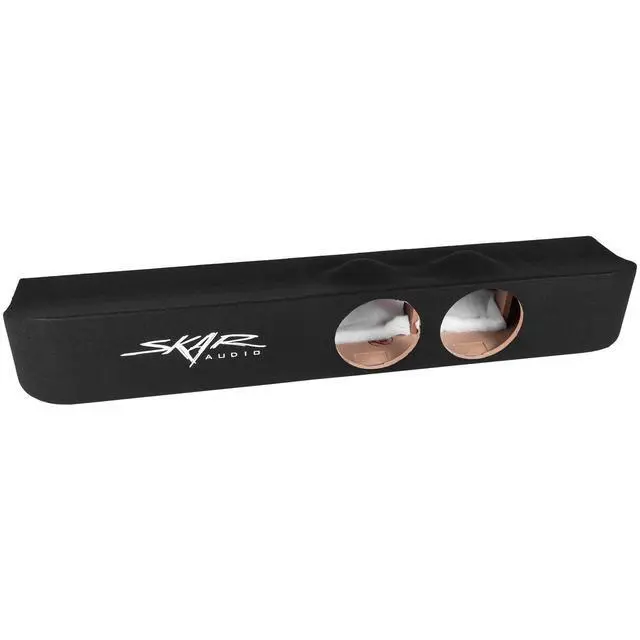 Alt view image 2 of 4 - Dual 8" Ported Subwoofer Enclosure Compatible with 2009-2014 Ford F-150 SuperCrew Cab Trucks