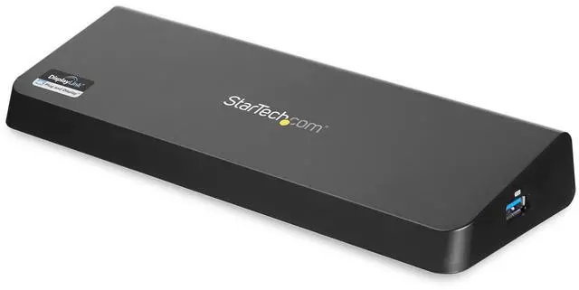 Main image of USB 3.0 Docking Station - 4K - HDMI / DisplayPort - with Fast Charge / Ethernet / Audio - Universal Docking Station