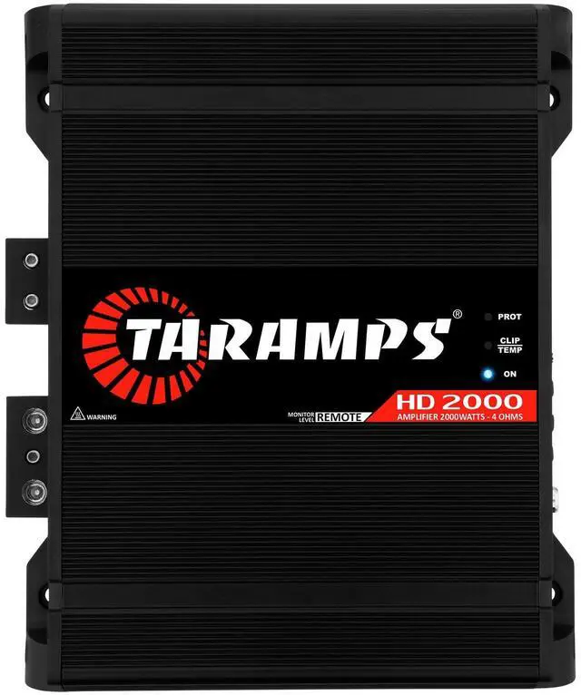 Main image of Taramps HD 2000 Black 4 Ohms 1 Channel 2000 Watts RMS MAX, Digital Amplifier Car Audio, Monoblock, LED Monitor Indicator, Class D, Crossover, 2k amp, Full Range, Sound Quality