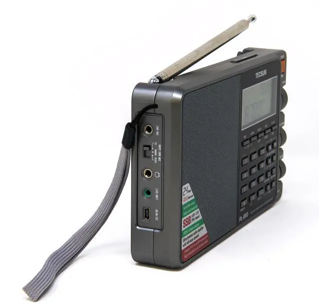 Alt view image 3 of 6 - PL880 Portable Digital PLL Dual Conversion AM/FM, Longwave & Shortwave Radio with SSB (Single Side Band) Reception, Color Silver