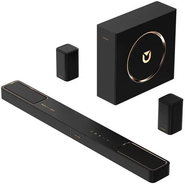 Main image of 5.1.2ch Sound Bar with Dolby Atmos, Surround Sound System for TV with 2 Surround Speakers, Sound Bar for Smart TV, Soundbar for Home Theater, BT 5.4, HDMI eARC, Skywave F40 (New, 2026 Model)