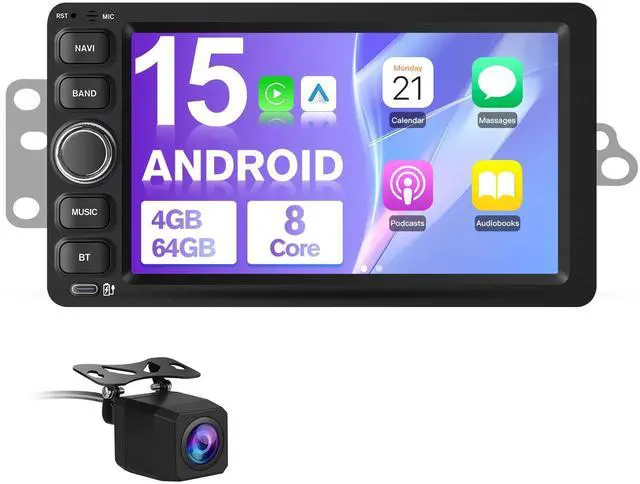 Main image of Android 15 Car Radio Stereo for 2003-2006 Chevrolet Chevy Silverado Impala Tahoe GMC Sierra Yukon with 4G RAM 64G ROM Backup Camera Wireless Carplay Android Auto GPS FM Bluetooth
