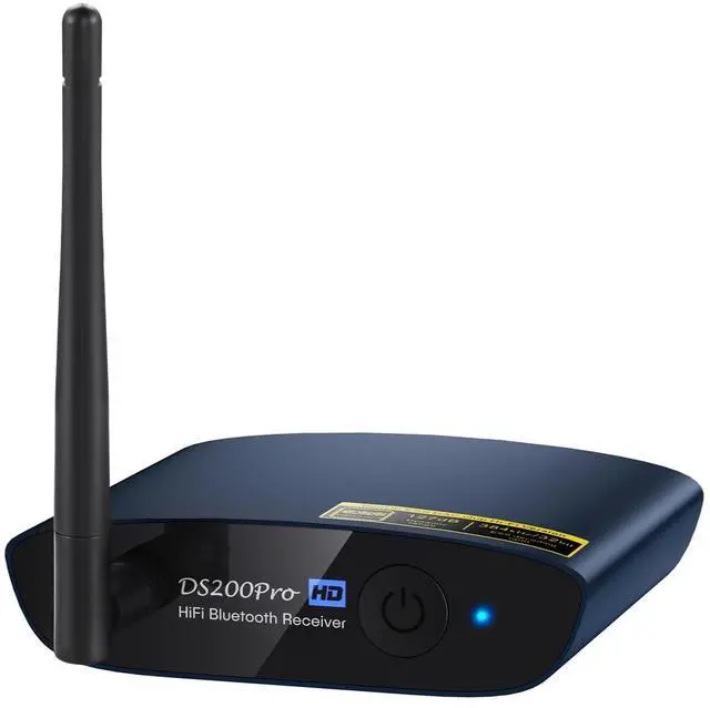 Main image of DS200Pro HiFi Bluetooth 5.3 Receiver with LDAC & Audiophile DAC, aptX HD Low Latency Wireless Audio Adapter, Long Range, RCA/Optical Output for Home Stereo/Amplifier/AV Receiver Blue