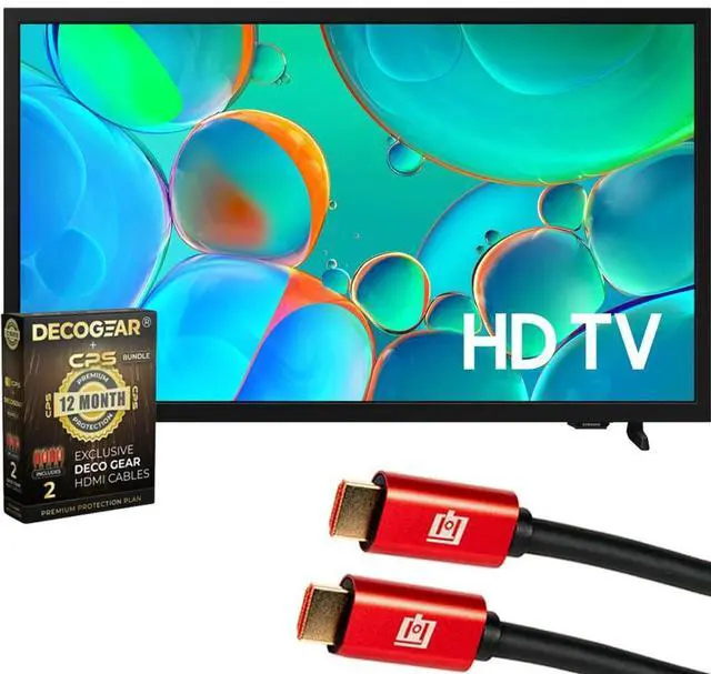 Main image of 32 inch HD H5000F 720P Smart TV (2025) CPS Exclusive 1-Year Protection, 2X HDMI Cables & Deco Gear Complete Home Theater Beginner's Guidebook