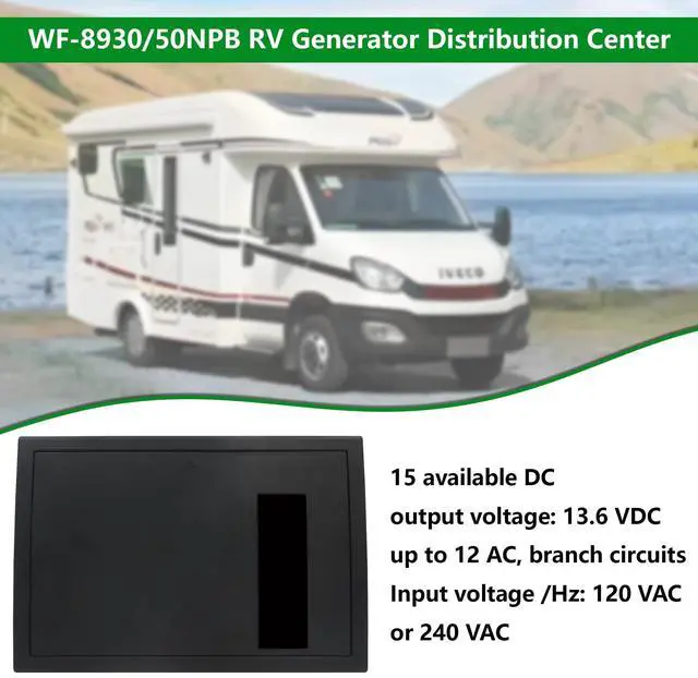 Alt view image 4 of 6 - WF-8930/50NPB RV Generator and Component,RV Power Center and 30 Or 50 AMP AC RV Distribution Center