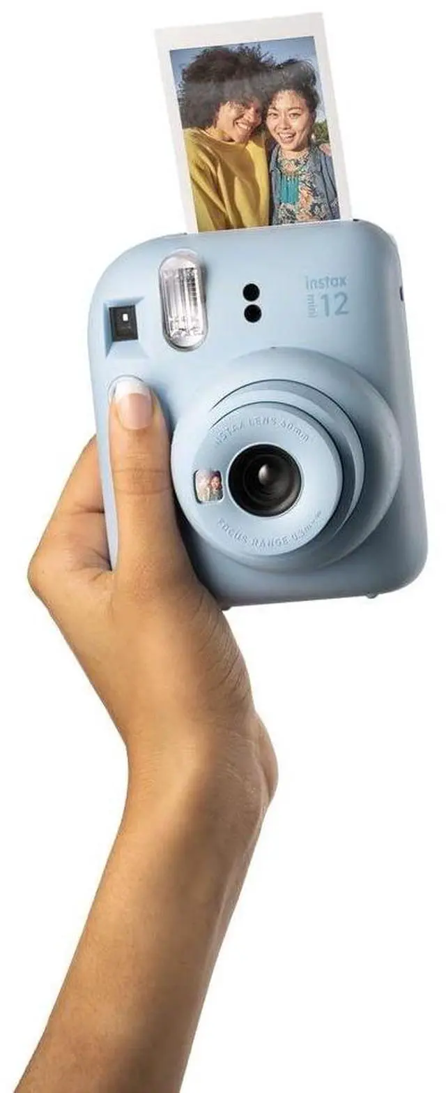 Alt view image 3 of 4 - Instax Mini 12 Instant Film Camera (Pastel Blue) + Fuji Instax Mini Instant Film 40 Sheets + Instant Camera Gift Bundle