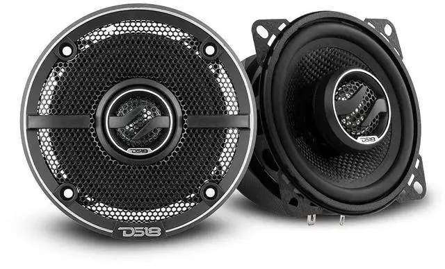 Main image of ZXI-44 4" Car Audio Coaxial Speaker with Built in Neodymium Tweeter and Kevlar Cone 2 Way 150 Watts Max 4 Ohm (2 Speakers),Black