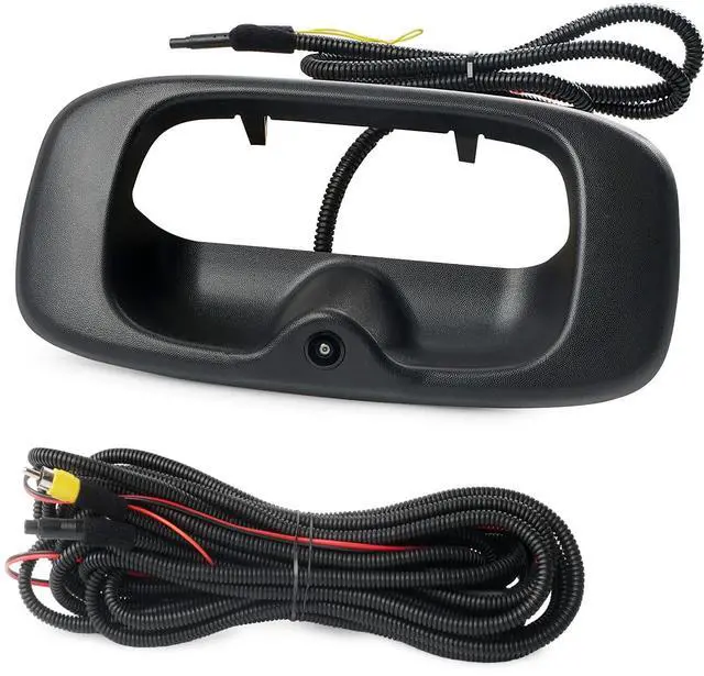 Main image of Tailgate Handle Backup Camera Compatible with 1999-2006 Chevy Silverado GMC Sierra 1500 2500 3500 HD Waterproof Reversing Rear View Back Up Camera, Tailgate Handle Backup Kit Replaces# 15228541