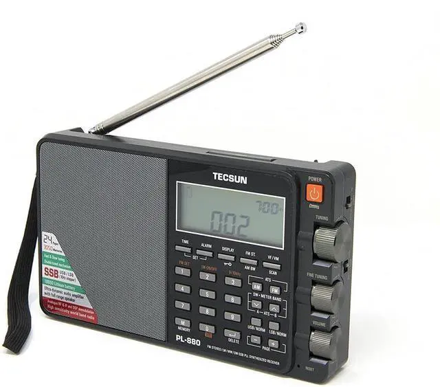 Alt view image 3 of 5 - PL880 Portable Digital PLL Dual Conversion AM/FM Longwave Shortwave Radio with SSB (Single Side Band) Reception