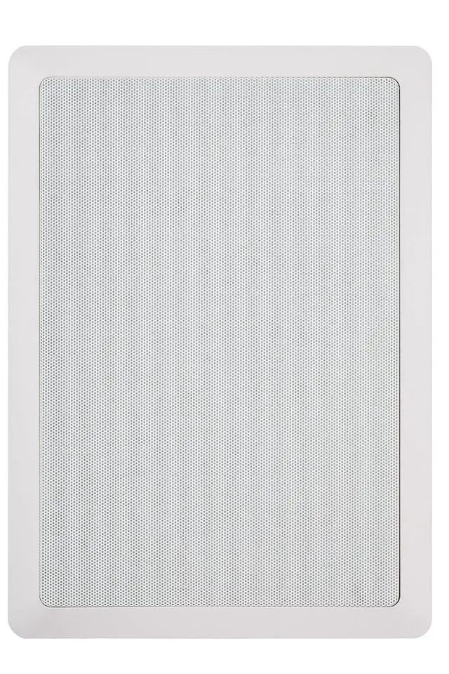 Alt view image 2 of 6 - RC85i 2-Way Premium in-Wall 8" Rectangular Speakers, Perfect for Damp and Humid Indoor Placement - Bath, Kitchen, Covered Porches (White, Paintable Grille), 1 Pair