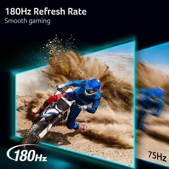 Alt view image 4 of 6 - Nitro 31.5" FHD 1920 x 1080 1500R Curved PC Gaming Monitor | AMD FreeSync Premium | Up to 165Hz Refresh | 1ms VRB | VESA Mountable | 1 x Display Port 1.2 & 2 x HDMI 1.4 | EDA320Q PBIIPX