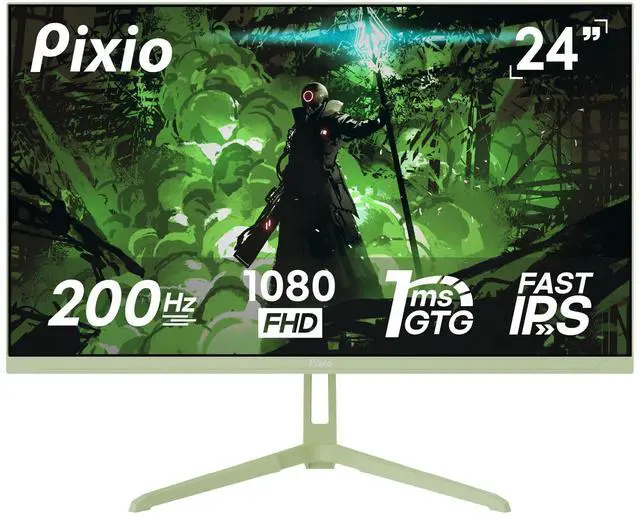 Main image of PX248 Wave Mint Green 24 inch 200Hz Refresh Rate FHD 1080p Resolution Fast IPS Panel 1ms GTG Response Time Built-in Speakers Gaming Monitor with Adaptive Sync