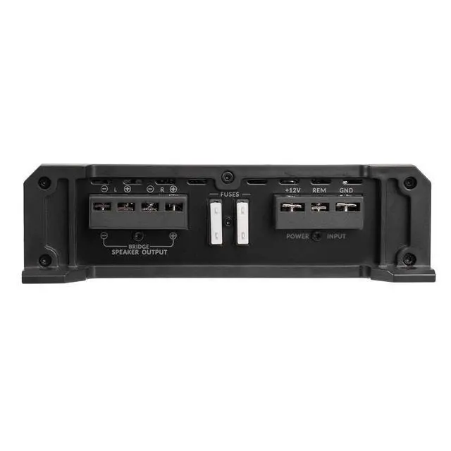 Alt view image 4 of 6 - BXA5002 500W Peak BX-Series 2-Ohm Stable Class-A/B 2-Channel Car Audio MOSFET Amplifier with Remote Subwoofer Level Control