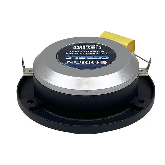 Alt view image 4 of 5 - Cobalt Series CTW2.0NEO 3.8 Super Bullet Neodymium Tweeter | Aluminum Diaphragm, 1 Voice Coil, 100W RMS, 400W Max, Built-in Crossover - Pro Car Audio Tweeter (Pair)
